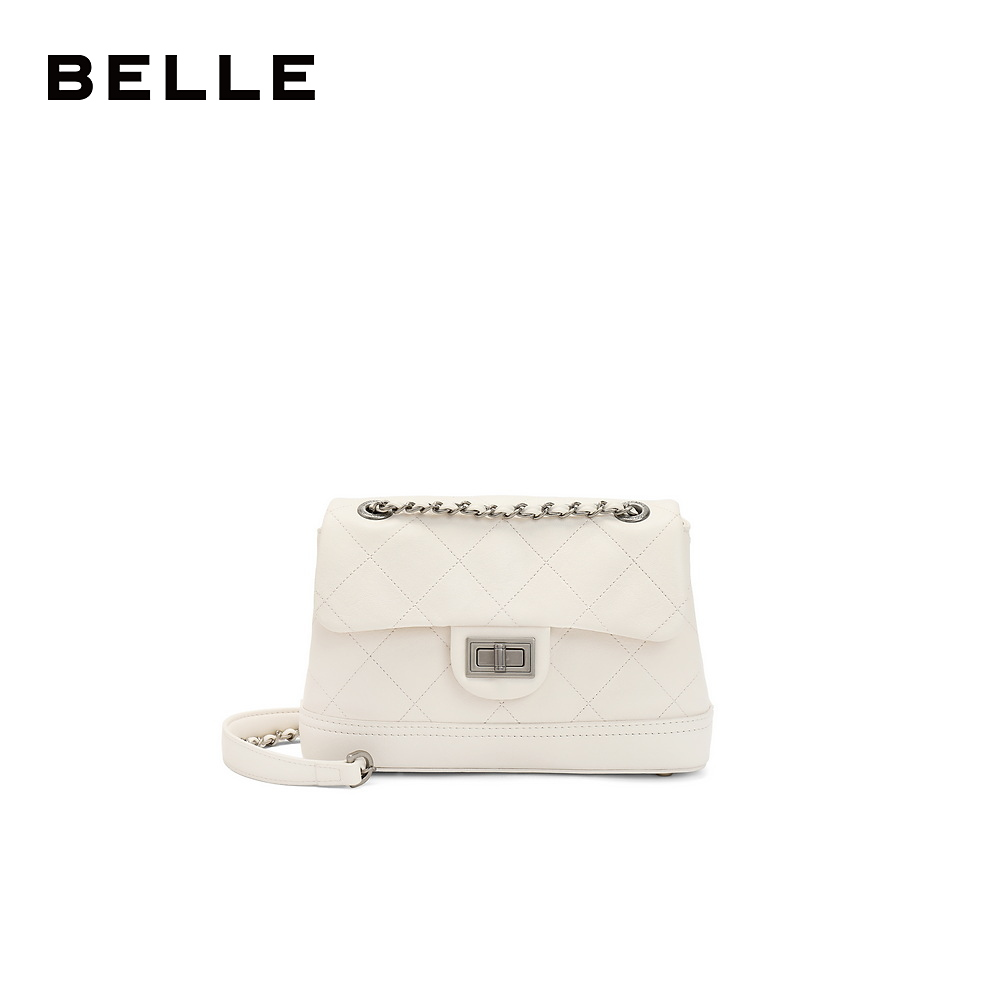 百丽包包女新款商场同款时尚通勤休闲单肩斜挎绗缝包X7013CX4