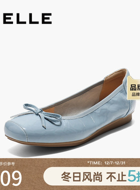 百丽气质平跟单鞋女2025春新商场同款真皮舒适浅口单鞋B3W2DAQ5