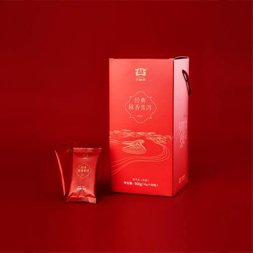 大益经典陈香普洱散茶10g/袋熟茶