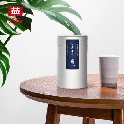 【顺丰包邮】大益普洱茶7542生茶云南勐海解块茶叶散茶50g/罐茶叶