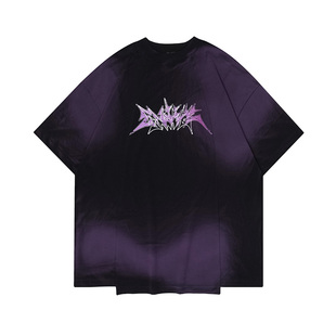 INVASION 爆裂侵袭喷绘打褶设计短袖 PLEATED TEE DESIGN BURST