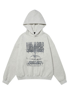 MISTY FOREST HOODIE 迷雾森林主题印花连帽衫