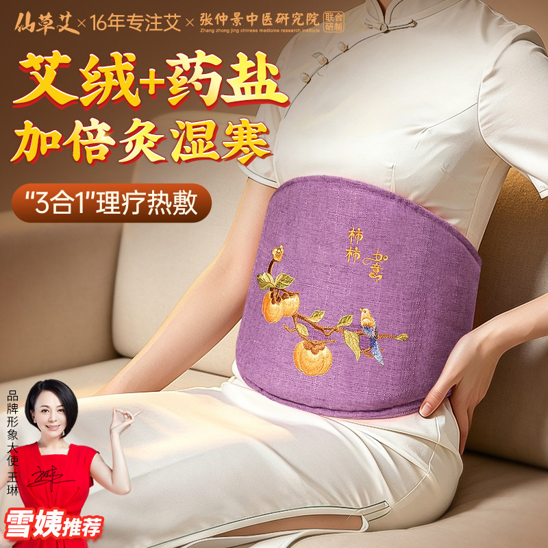 暖宫护腰带艾灸艾草热敷包腹部肚子宫寒姨妈腰部盐袋电加热理疗袋