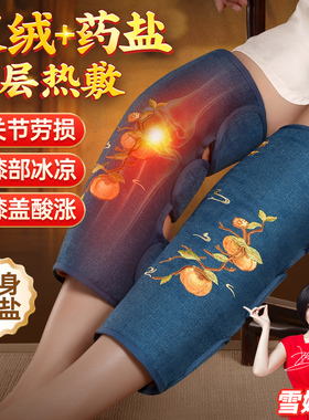 海盐热敷包艾灸膝盖关节专用电加热艾草理疗袋电热护膝仪盐包盐袋