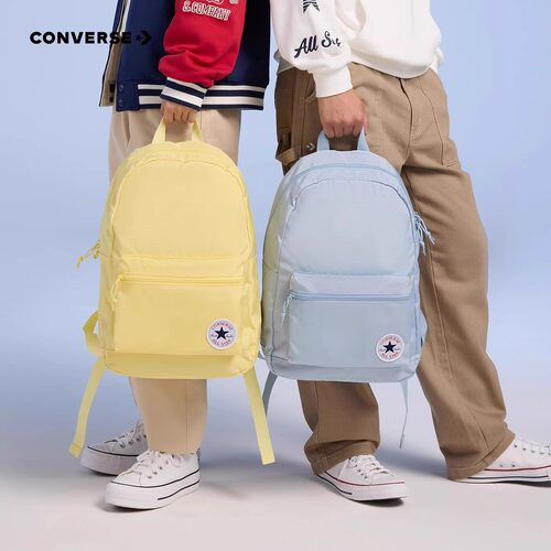 Converse匡威 学生双肩包开学季新款纯色书包儿童大容量背包