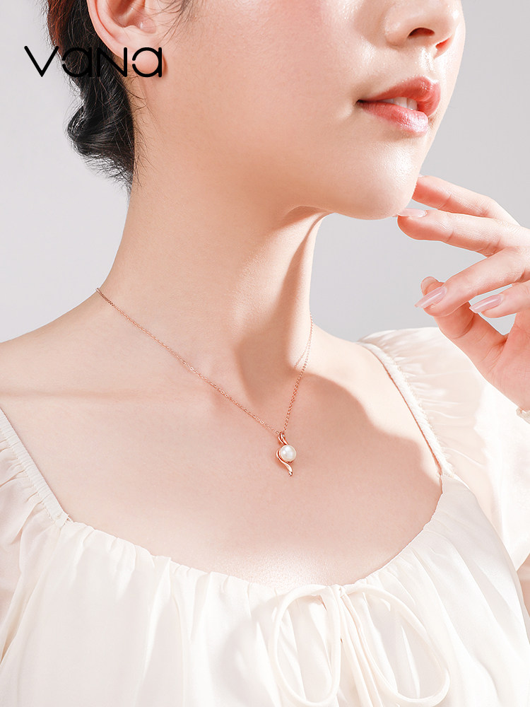 VANA 담수 진주 목걸이 여성  라이트 럭셔리 틈새 2024 새로운 핫 모델 여성의 날 선물