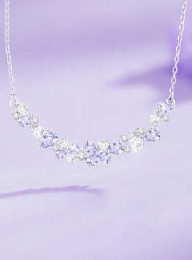 vana陌上紫藤S925银紫藤花项链