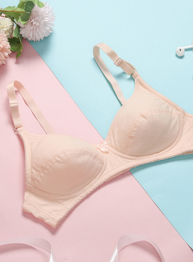 艾薇莉特全棉超薄女士内衣中老年妈妈无钢圈柔软舒适文胸2375BC杯