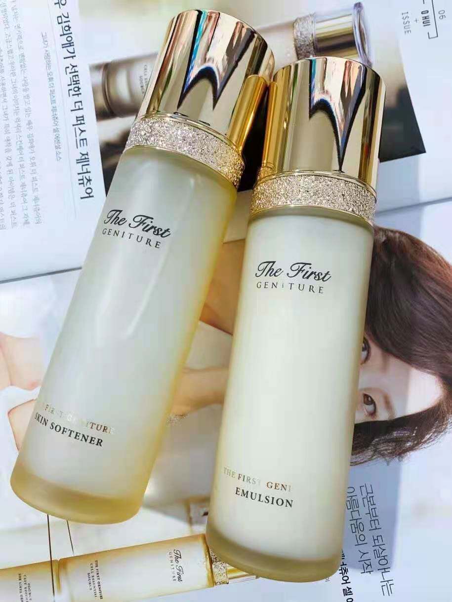 套装拆出无盒 欧惠ohui欧蕙水乳一对 源生至臻韩国 抗衰保湿
