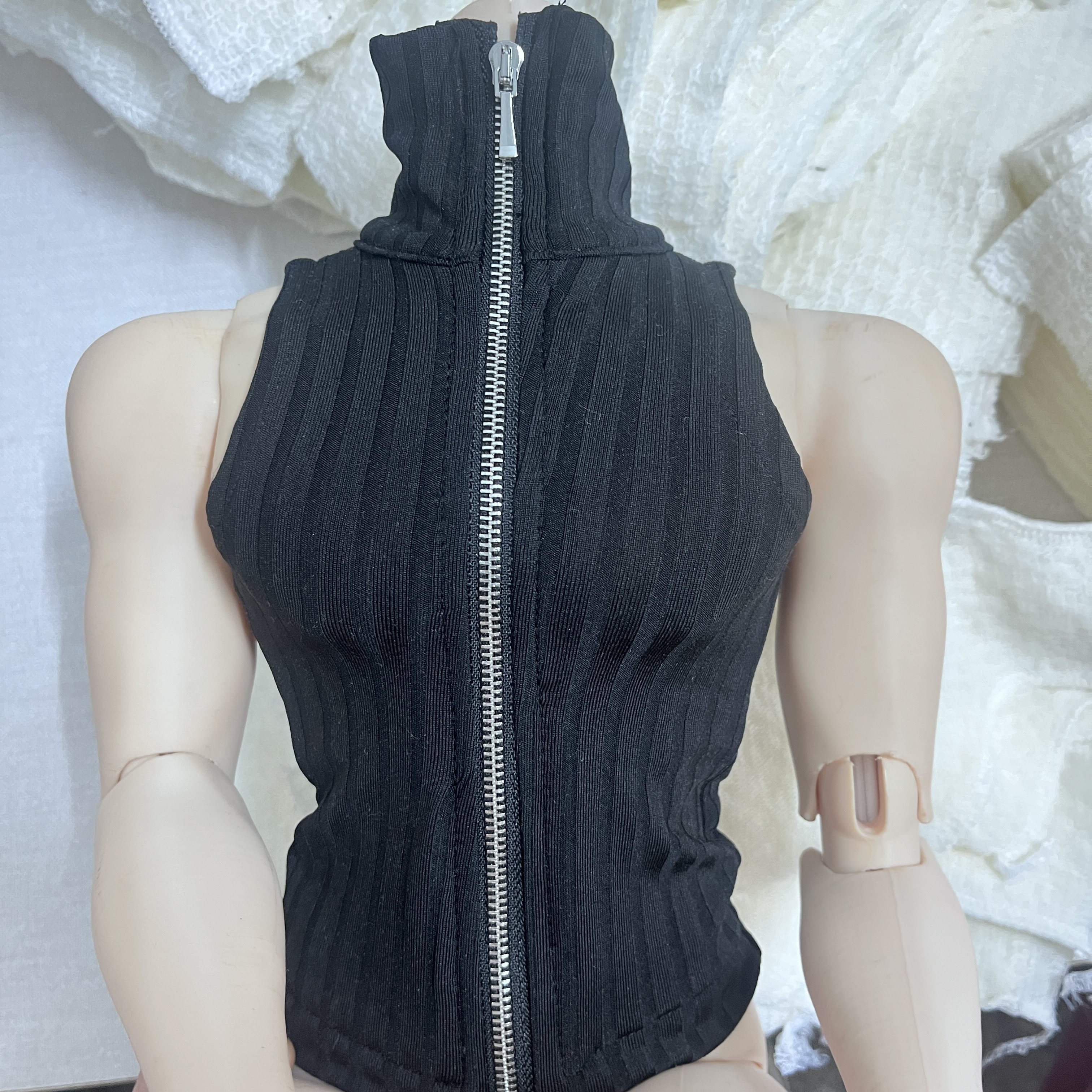 BJD娃衣75叔77叔弹力高领背心 拉链背心 正反两穿 壮瘦通穿,模玩/动漫/周边/娃圈三坑/桌游,BJD娃衣,淘宝优惠券,粉丝福利购,淘宝优惠卷