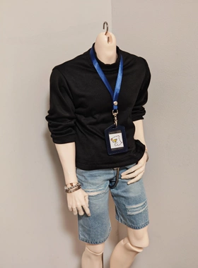 BJD75叔娃衣 休闲长袖T 现货 id75 yc77 dk75 dz75 叔体壮瘦通穿
