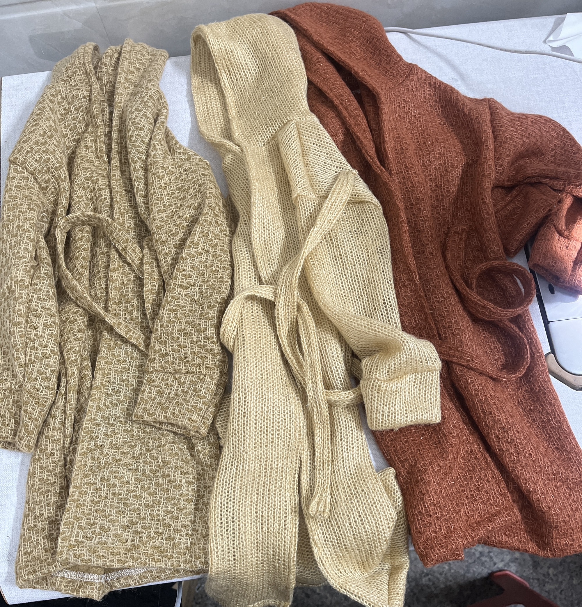 BJD娃衣75/77叔长款连帽毛衣开衫外套