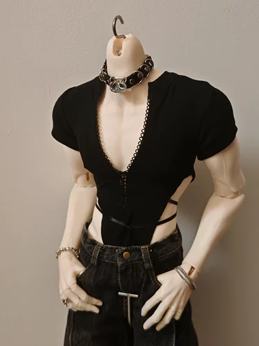 BJD75叔弹力连体娃衣 嬷嬷娃衣id75 yc77 am77 Dk75 壮瘦通穿