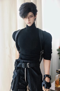 BJD娃衣高领紧身打底衫75叔77叔壮瘦通穿微微透高弹打底衫