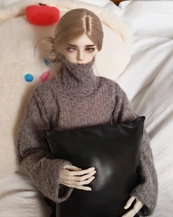 BJD娃衣 大女毛衣 休闲高领上衣68叔70叔73叔 dz70大女2d63 通穿