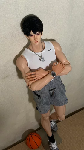 夏以昼Bjd75叔/77叔娃衣夏以昼运动套装 Bjd75叔77叔背心运动裤