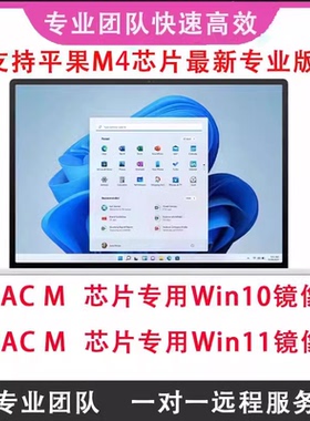 win10arm/win11ARM镜像M1/M2/M3/M4芯片 pd虚拟机专用纯净iso文件