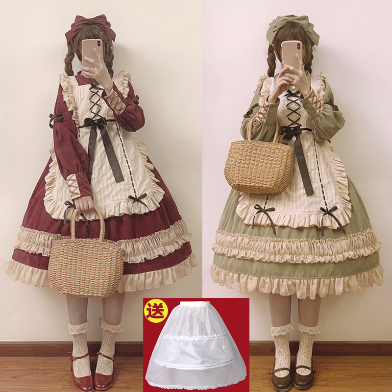 lolitaÔ´´Õý°æop³¤ÐäÁ¬ÒÂȹÕýÆ·ÇﶬѧÉúÈÕ³£ÂåÀöËþÑó×°ÈÕϵΧȹ