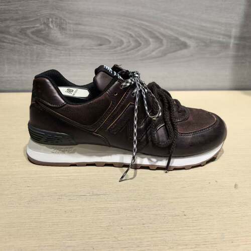 New Balance NB26年新款女透气耐磨运动休闲鞋深棕色W574HM