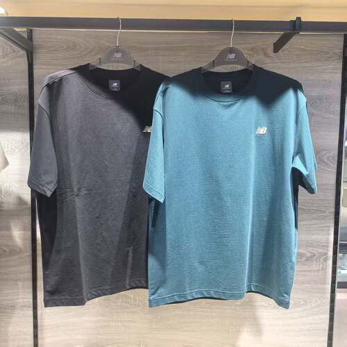 NEW BALANCE/NB26年夏季男子运动休闲圆领简约T恤短袖MT61A42L