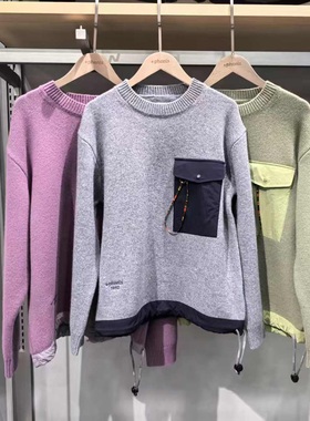 phenix菲尼克斯上衣男女25秋冬美丽诺羊毛圆领纯色毛衣PI54USS06