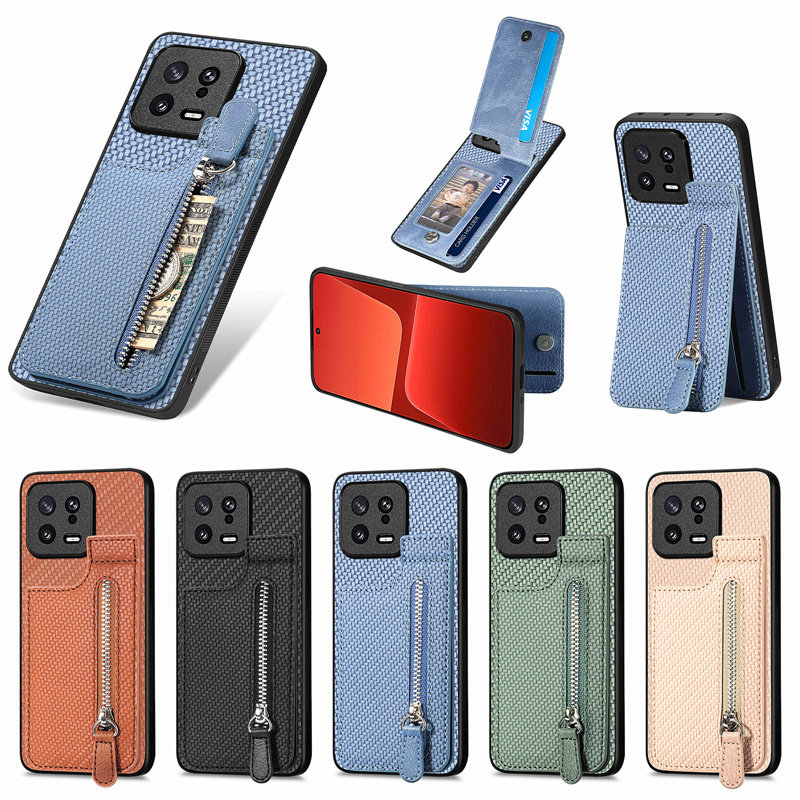 适用小米13手机壳插卡12Tpro可放卡卡包背卡11T放卡片红米note12 Turbo背贴卡套13PRO带支架K50至