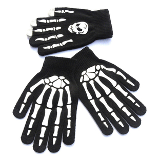 Supplies Hand for Winter Gloves Warmer Halloween Luminous