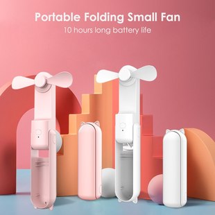 Usb Small Mini Portable Fan Folding Electric Silent Desk Off