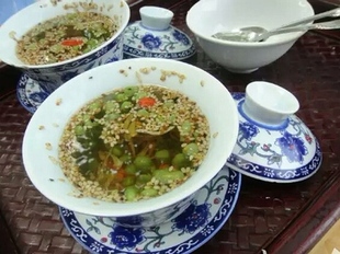 湖州南浔江南特产烘青豆茶熏豆茶烘豆茶薰豆茶毛豆新货500g年货