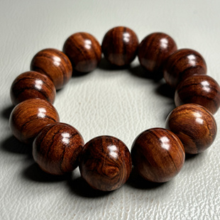 海南黄花梨油梨，高品质2.0水波纹文玩手串佛珠，海口发货放心购