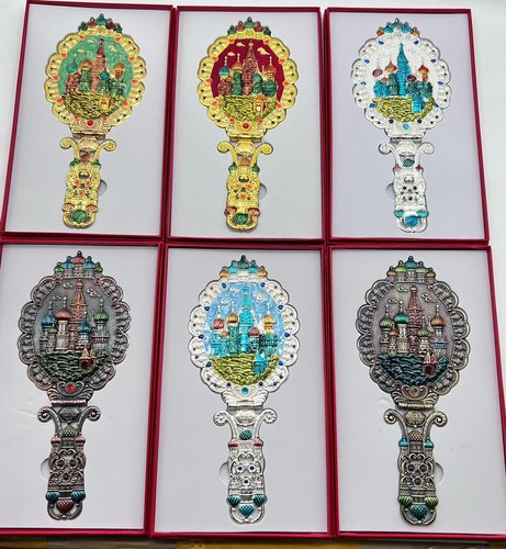 镜子包邮新款俄罗斯宫单个白色