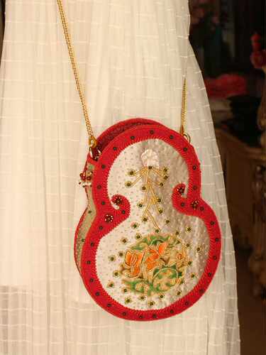 老绣重工改制孤品手拎斜挎包中式