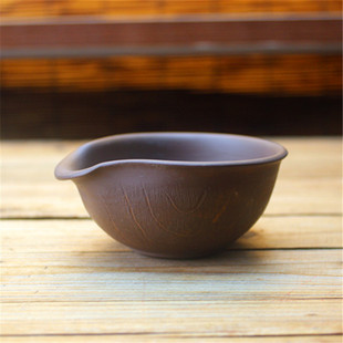 紫泥南蛮日式 陶寿作 汤冷公道杯 杉江弘隆 日本常滑烧已故名家