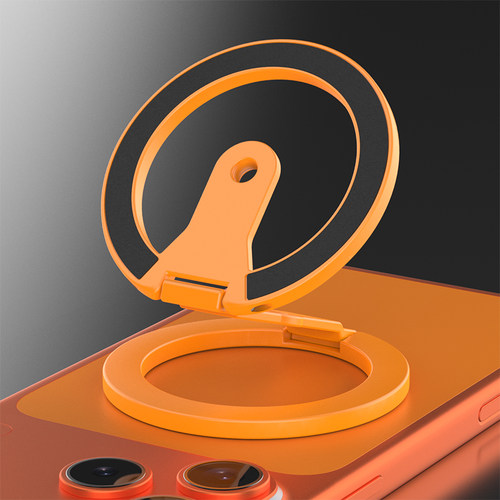 Magsafe磁吸手机支架1/4螺丝孔双面磁吸指环扣360度旋转折叠车载