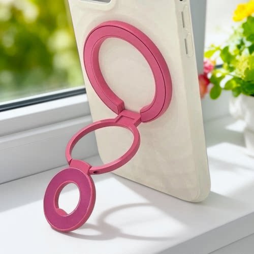 双面磁吸指环扣手机支架双环磁吸