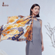 嫵WOO 缘起 双面印花真丝方巾印花长方形