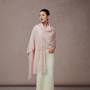 海之星披肩明星同款 推荐 围巾披肩薄羊绒两用外搭 爆款 嫵WOO