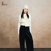 礼盒秋冬保暖送礼针织羊绒围巾羊绒帽套装 嫵Woo 花萦针织组合