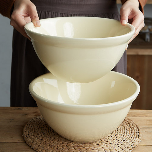 家用睡莲10英寸水果盆陶瓷美式