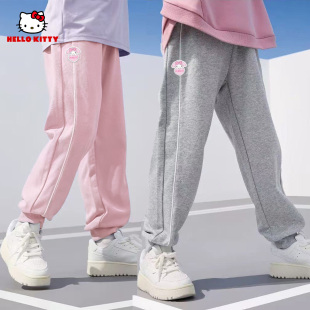 宝宝 子春秋美乐蒂中大童卫裤 HelloKitty凯蒂猫女童运动裤 儿童长裤
