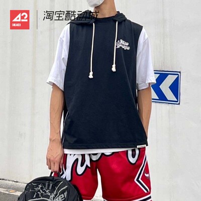 42运动家 Nike Dri-Fit Standard Issue 黑色 休闲连帽背心DH7442