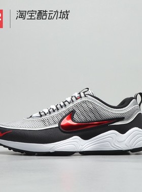 42运动家 Nike Air Zoom Spiridon 灰黑红 低帮跑步鞋 HF9117-001