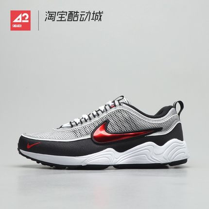42运动家 Nike Air Zoom Spiridon 灰黑红 低帮跑步鞋 HF9117-001