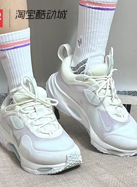 42运动家 Nike Spark 透气低帮休闲跑步鞋 女款白粉 DJ6945-100