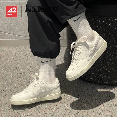42运动家 Nike Court Vision 女款低帮休闲板鞋帆白色 DH3158-110