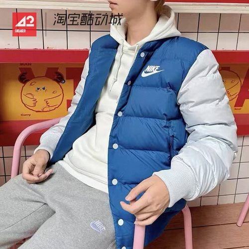 42运动家 Nike耐克新款男女运动休闲防风保暖羽绒服 IB4499-415