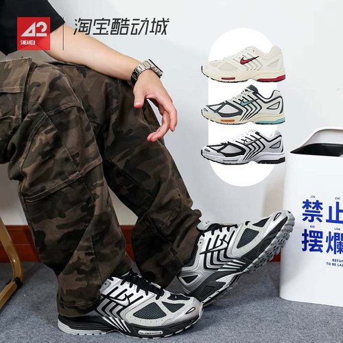 2K5银黑低帮复古跑步鞋