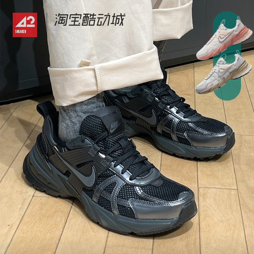 42运动家 Nike V2K Run 运动百搭耐磨 低帮休闲跑步鞋 HJ4497-001