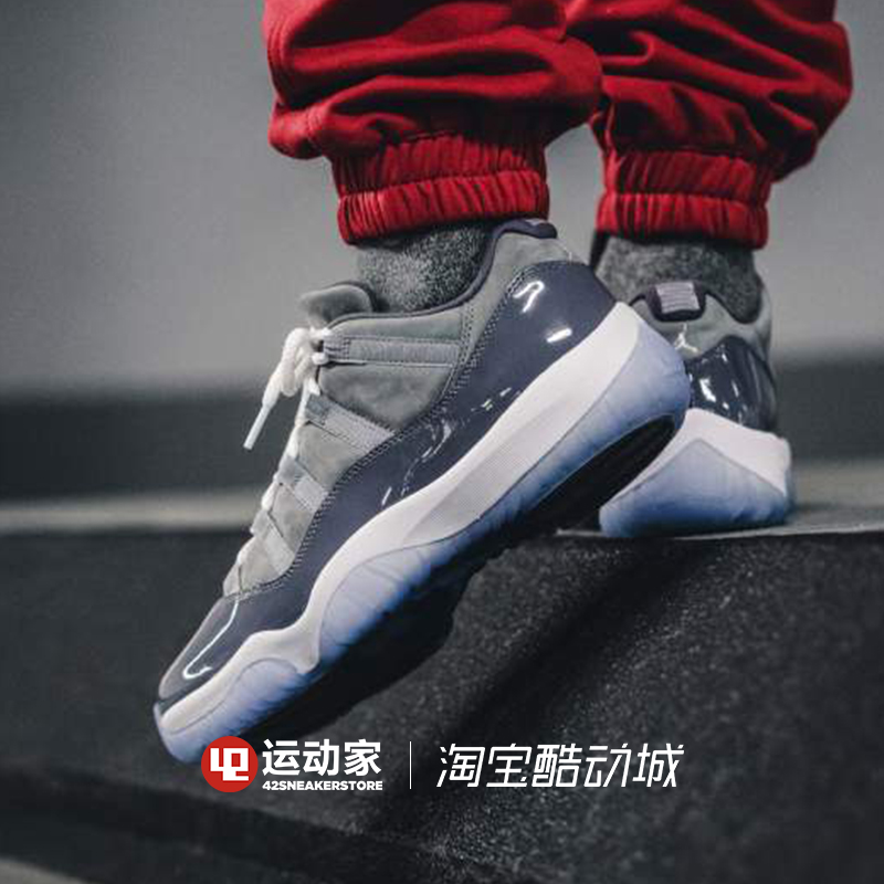¡¾42Ô˶¯¼Ò¡¿Air Jordan 11 Low AJ11¿á»ÒµÍ°ï528896 528895-003