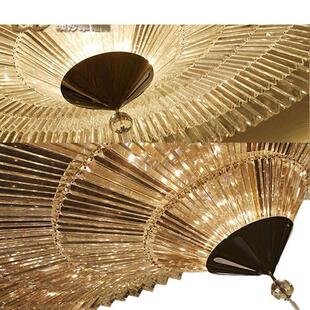 酒店大堂吊灯Chandelier售楼部沙盘水晶灯非标工程灯具